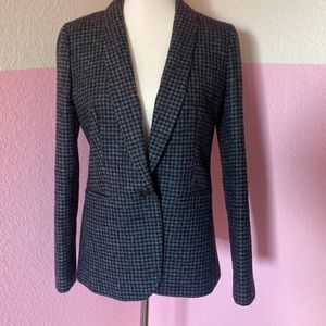 Houndstooth blazer